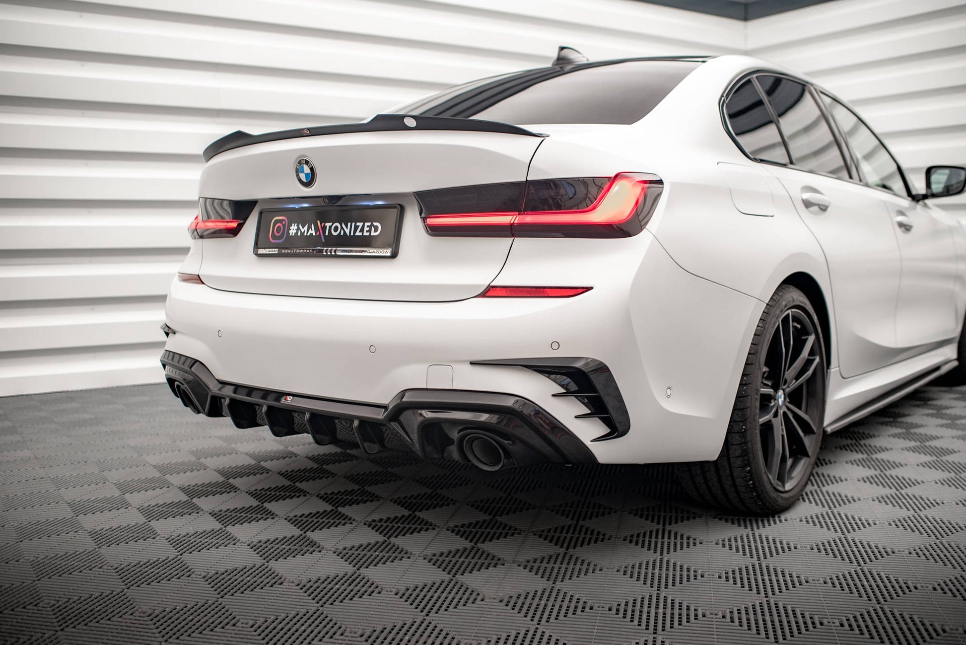 Diffusor Heck Ansatz für BMW 3er M-Paket G20 / G21