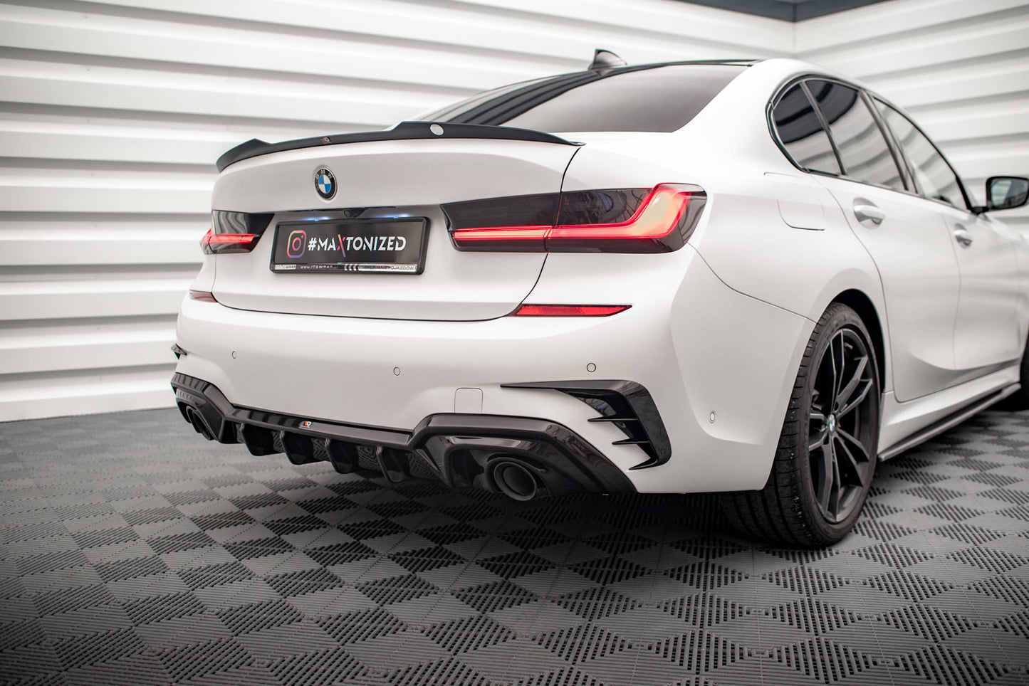 Diffusor Heck Ansatz für BMW 3er M-Paket G20 / G21