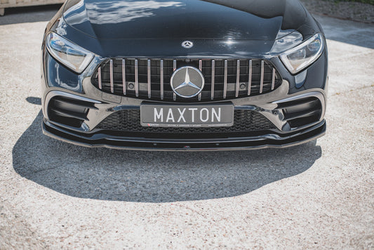 Front Ansatz V.2 für Mercedes-Benz CLS AMG-Line / 53AMG C257 schwarz Hochglanz