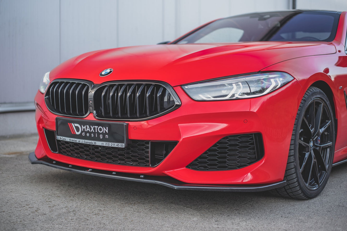 Front Ansatz V.1 für BMW 8 Coupe G15 / 8 Gran Coupe M Paket G16 schwarz matt