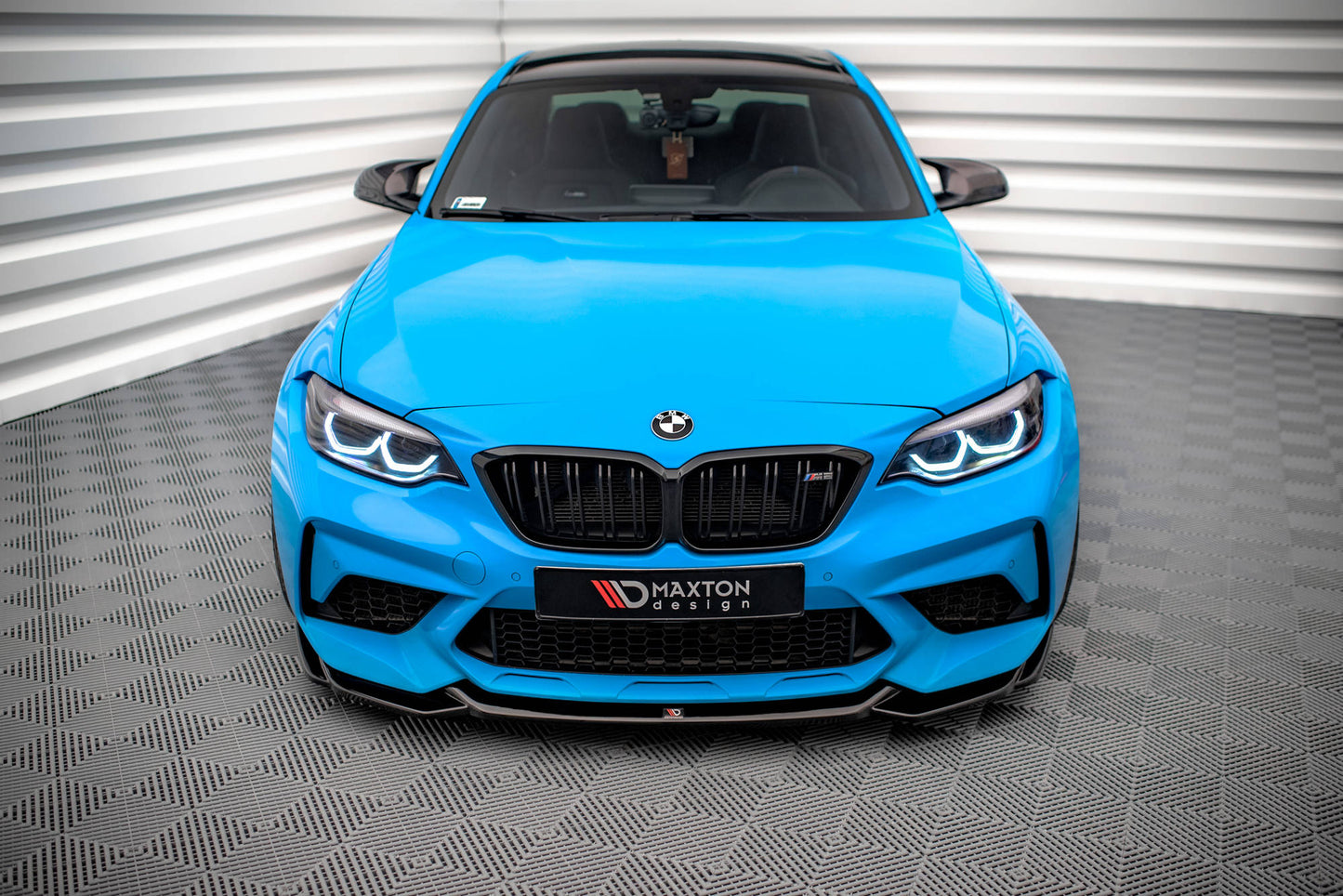 Front Ansatz V.1 für BMW M2 Competition F87 schwarz matt