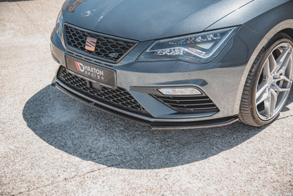 Front Ansatz V.4 für Seat Leon Cupra / FR Mk3 FL Carbon Look