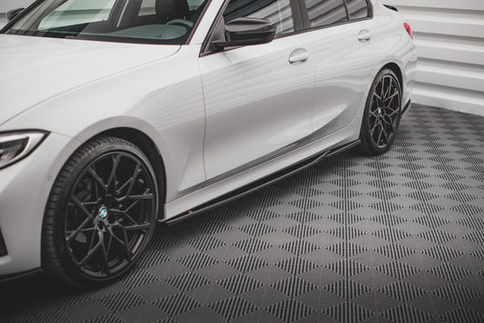 Seitenschweller Ansatz für BMW 3er G20 / G21 Carbon Look