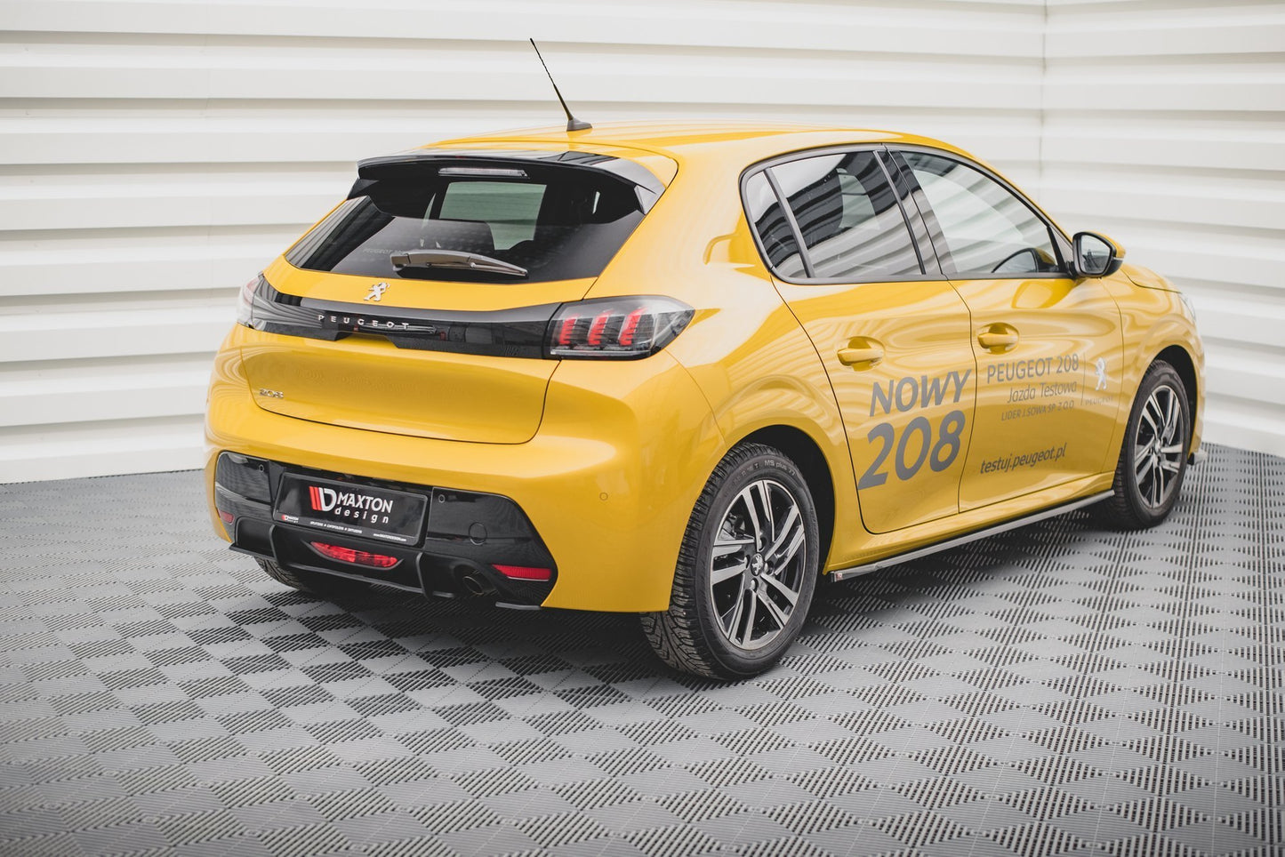 Robuste Racing Heckschürze für Peugeot 208 Mk2