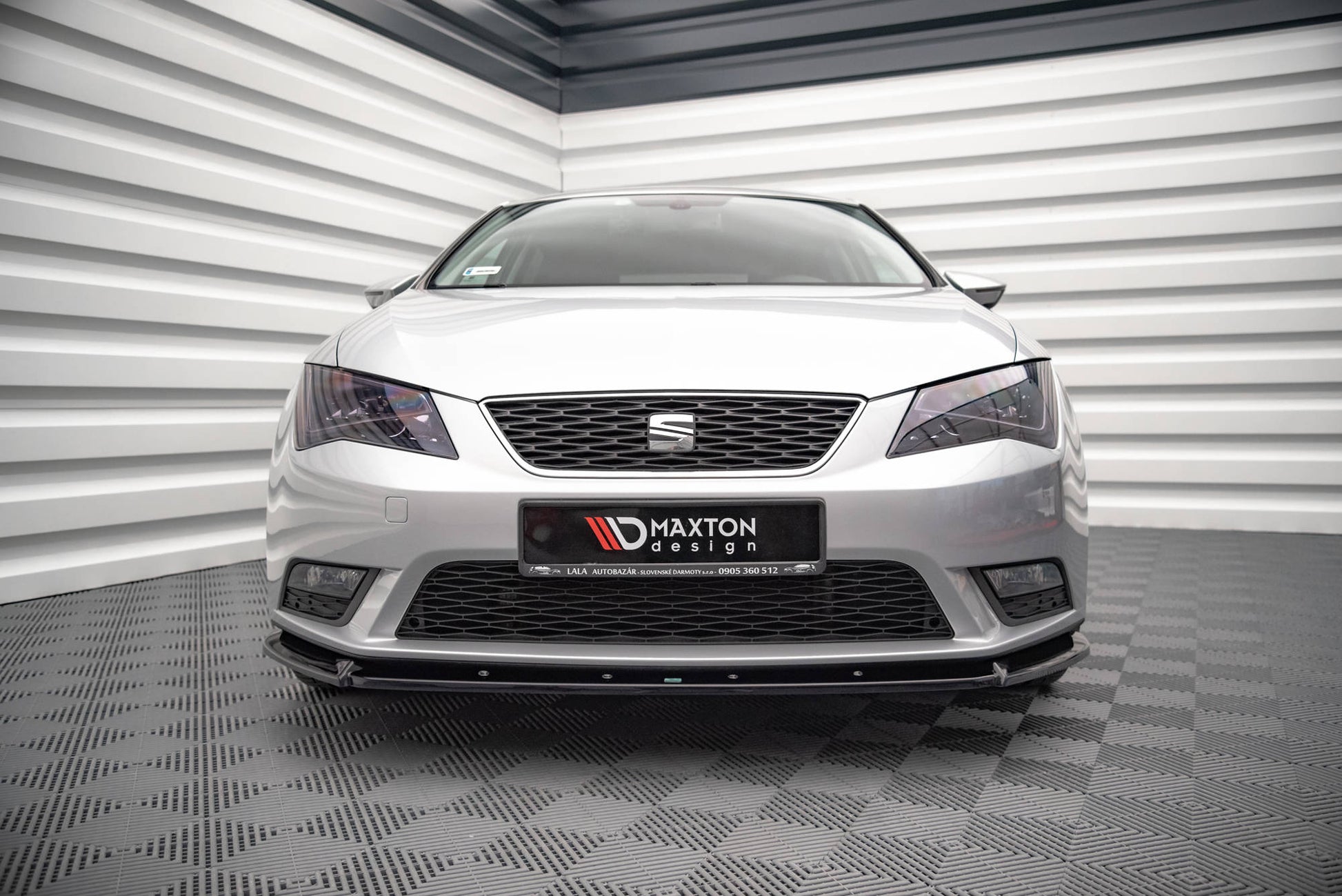 Front Ansatz V.1 für Seat Leon Mk3 schwarz matt