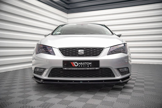 Front Ansatz V.1 für Seat Leon Mk3 schwarz matt