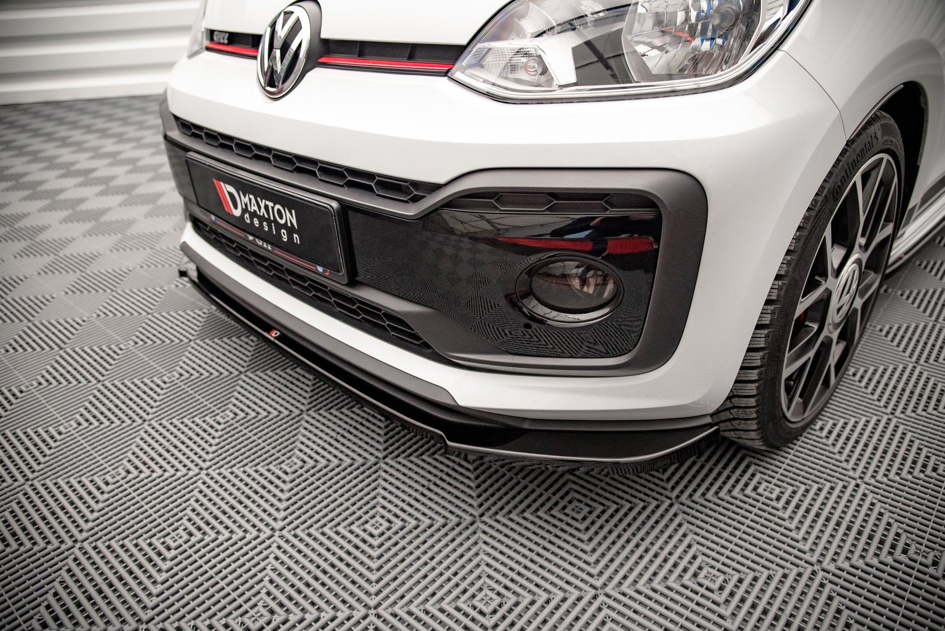Front Ansatz für Volkswagen Up GTI schwarz matt
