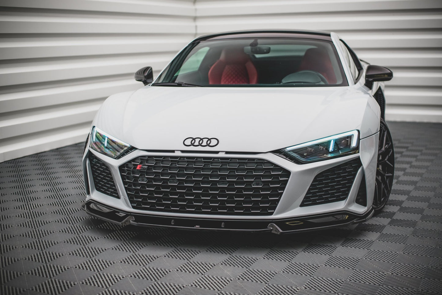 Front Ansatz V.1 für Audi R8 Mk2 Facelift Carbon Look