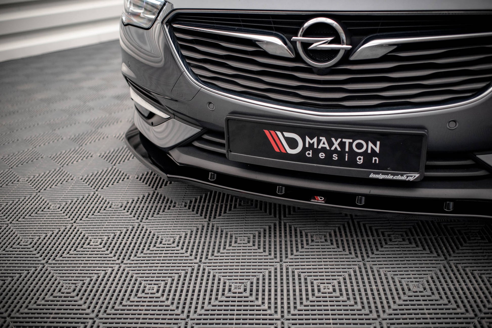 Front Ansatz V.1 für Opel Insignia Mk2 schwarz matt