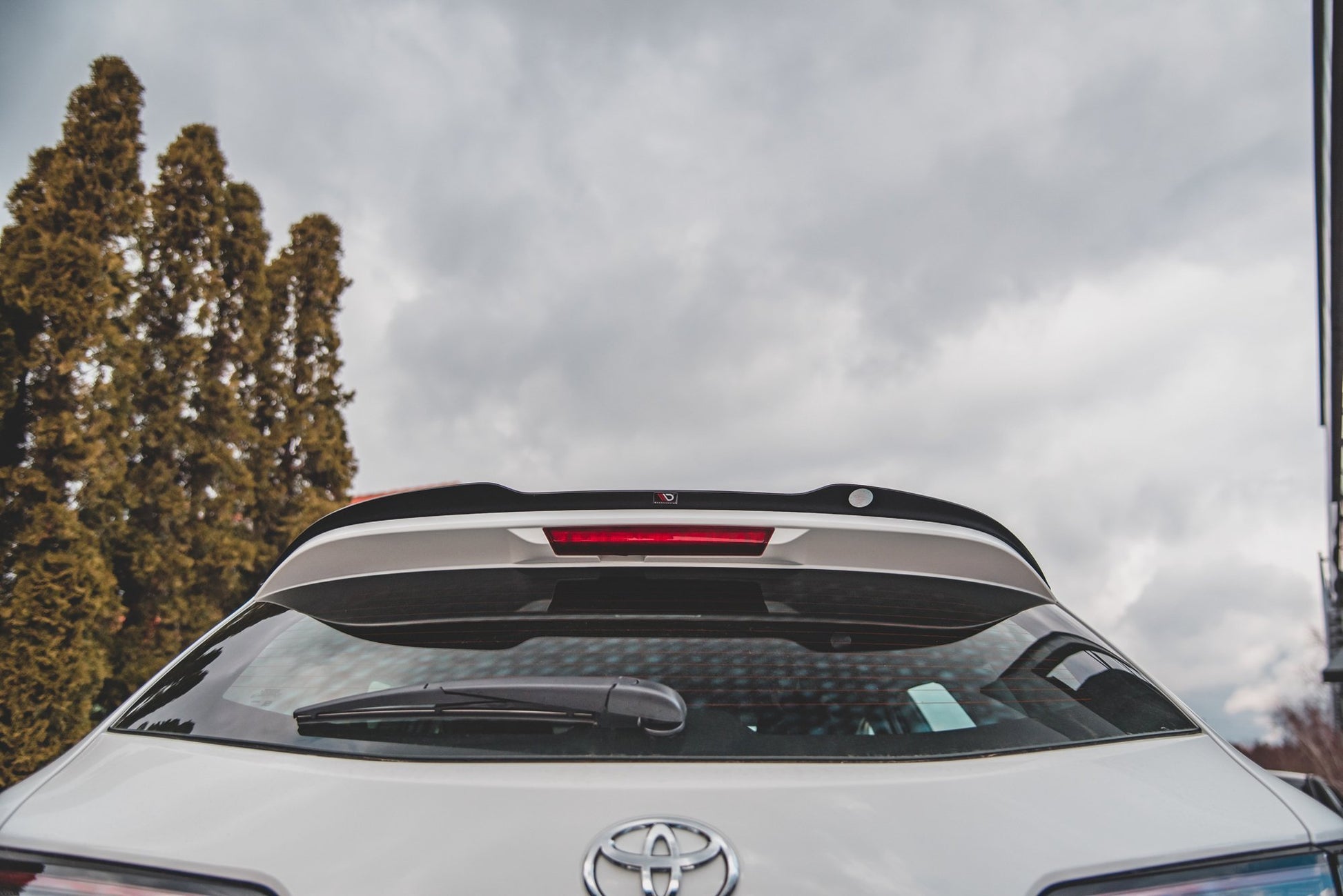 Spoiler CAP für Toyota Corolla XII Touring Sports schwarz matt