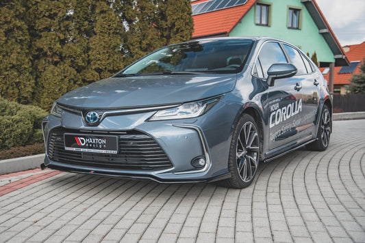 Front Ansatz für Toyota Corolla XII Limousine  Carbon Look