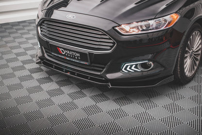 Front Ansatz für Ford Mondeo Mk5 schwarz matt