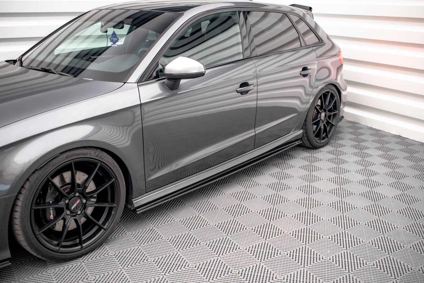 Street Pro Seitenschweller Ansatz für Audi S3 Sportback 8V Facelift