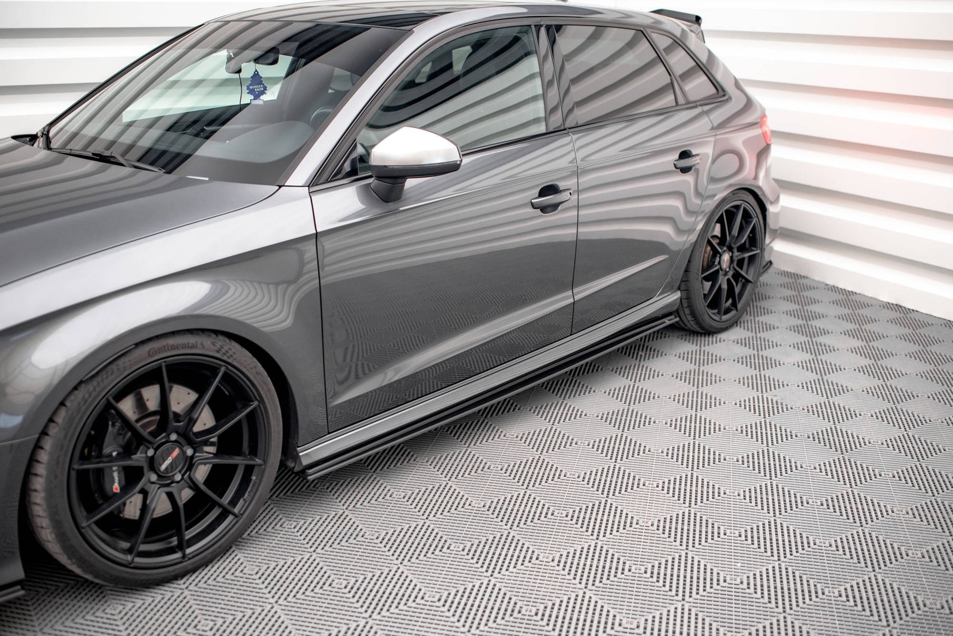 Street Pro Seitenschweller Ansatz für Audi S3 Sportback 8V Facelift