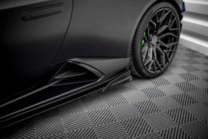 Seitenschweller Ansatz für Lamborghini Huracan EVO Carbon Look
