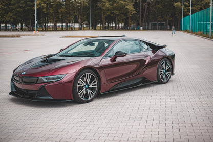 Seitenschweller Ansatz für BMW i8 schwarz matt