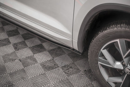 Seitenschweller Ansatz für Skoda Kodiaq Mk1 Sportline/RS Carbon Look