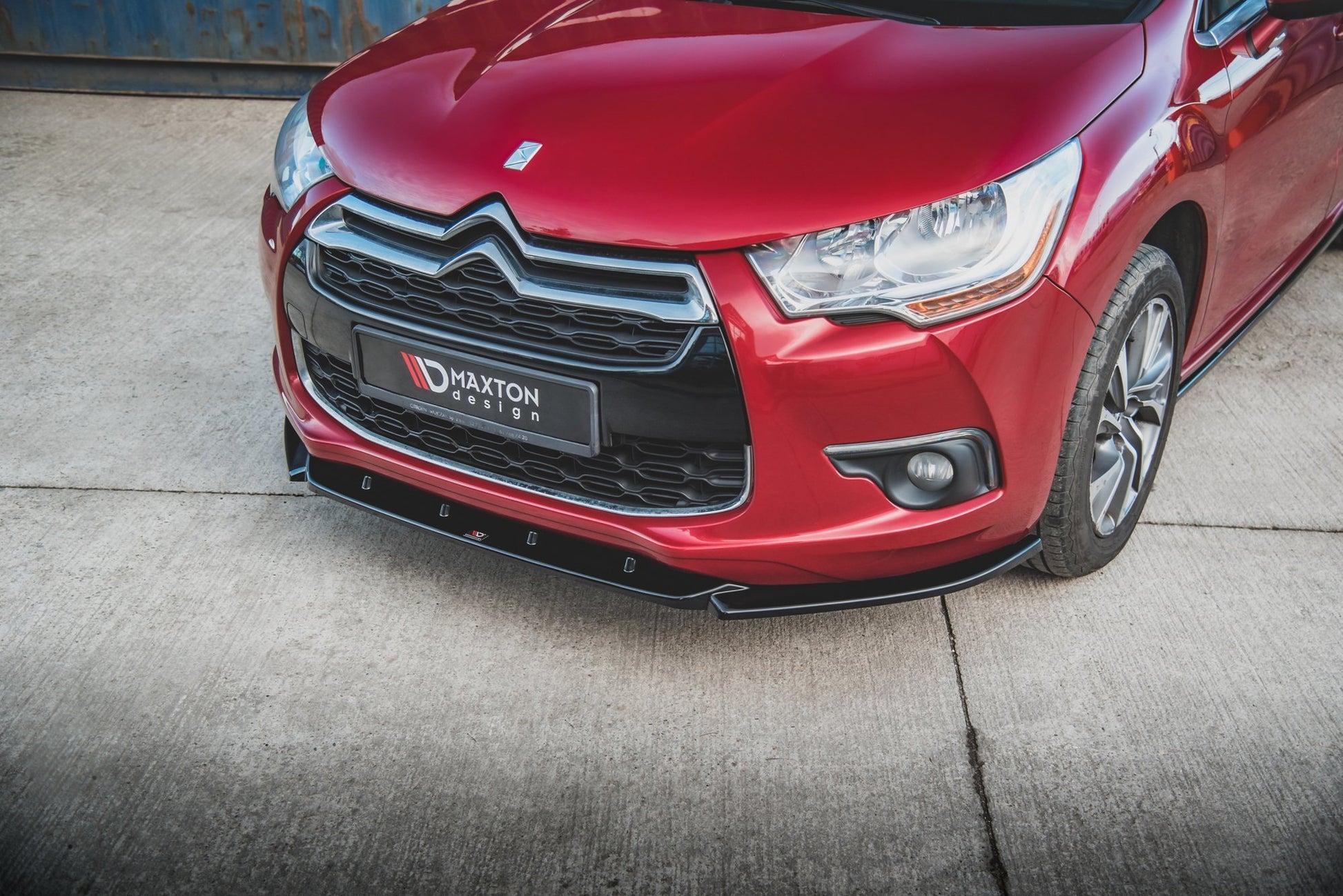 Front Ansatz für Citroen DS4 Carbon Look