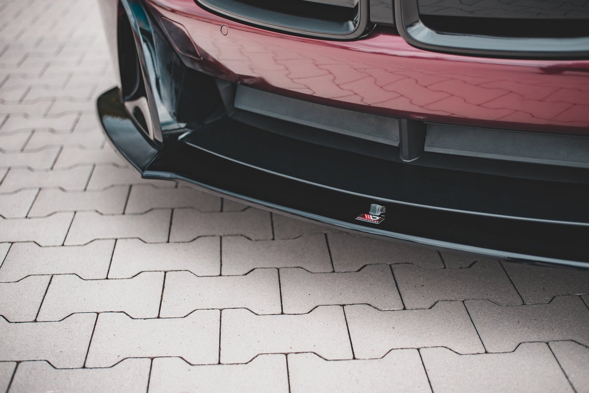 Front Ansatz für BMW i8 schwarz matt