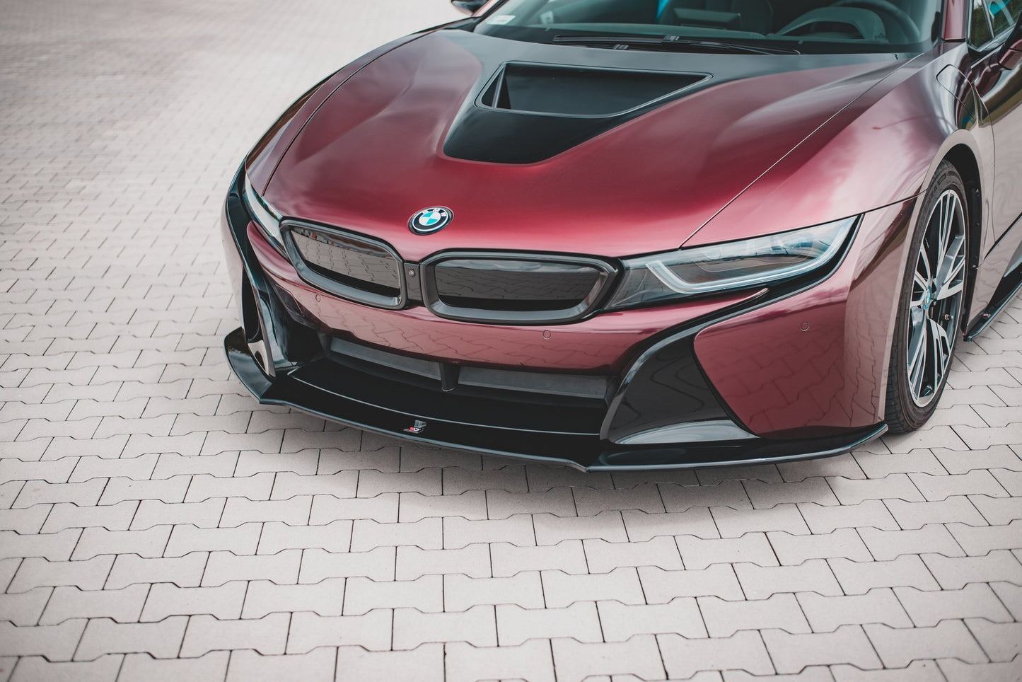 Front Ansatz für BMW i8 Carbon Look