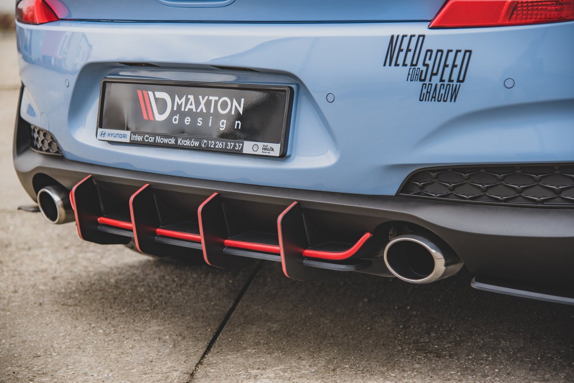 Robuste Racing Heckschürze V.2 für Hyundai I30 N Mk3 Hatchback