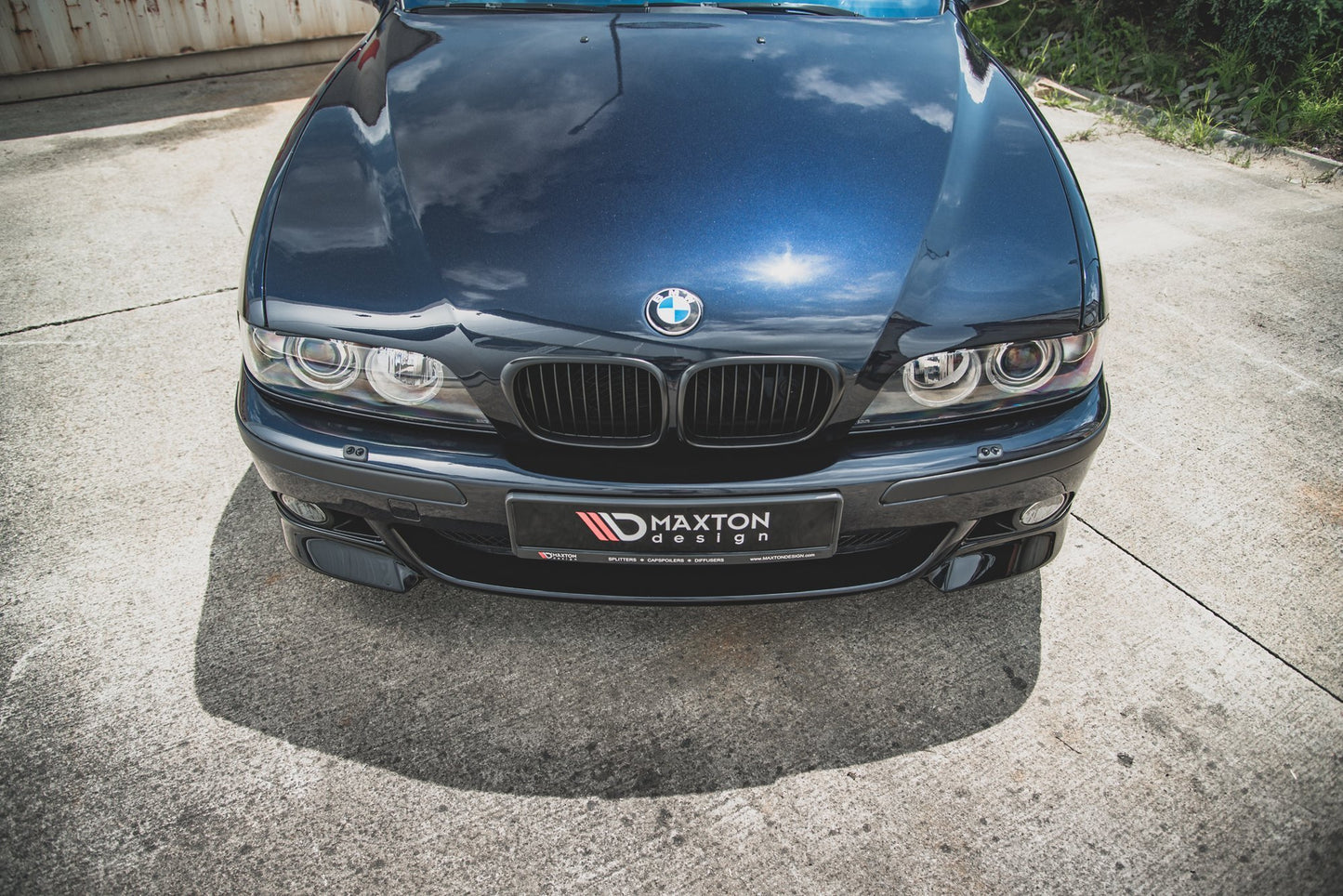 Front Ansatz für Seite BMW M5 E39 schwarz matt