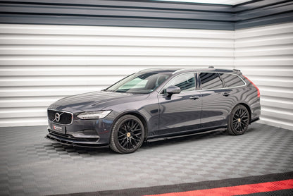 Seitenschweller Ansatz für Volvo V90 Mk2 Carbon Look