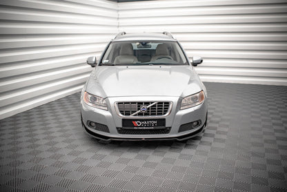 Front Ansatz V.2 für Volvo V70 Mk3 Carbon Look