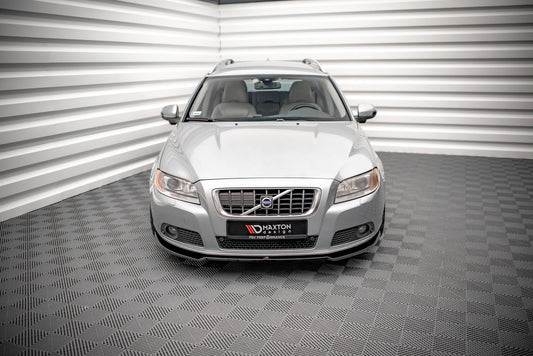 Front Ansatz V.2 für Volvo V70 Mk3 schwarz matt