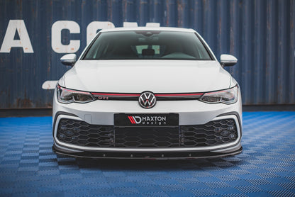 Front Ansatz für Volkswagen Golf 8 GTI Carbon Look