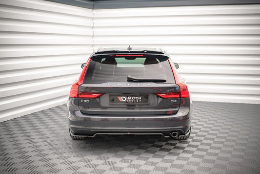 Spoiler CAP für Volvo V90 Mk2 schwarz matt
