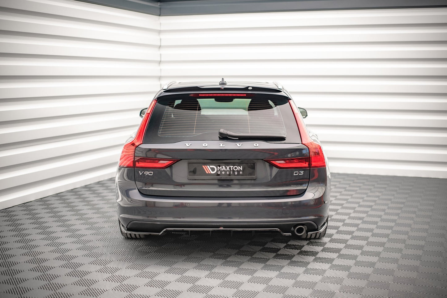 Spoiler CAP für Volvo V90 Mk2 Carbon Look