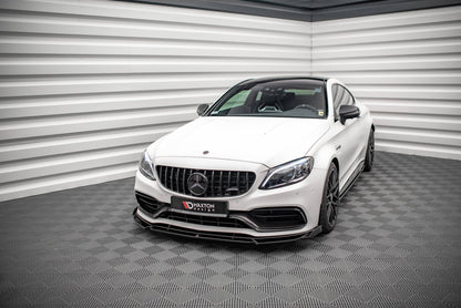 Front Ansatz V.2 für Mercedes-AMG C63 Coupe C205 Facelift Carbon Look