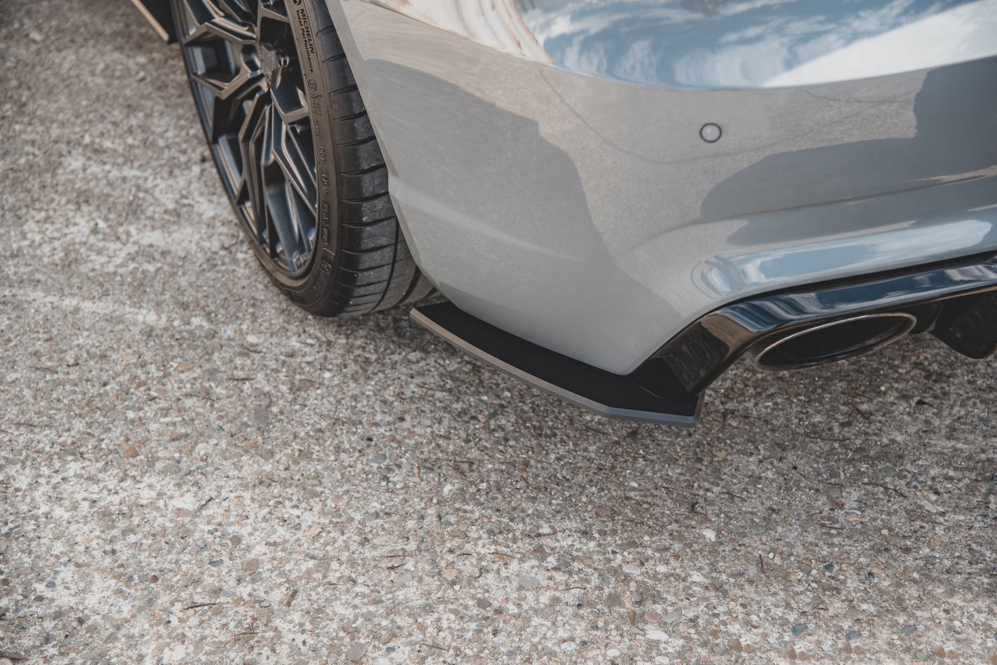 Robuste Racing Heck Ansatz Flaps Diffusor für Audi RS3 8V Sportback