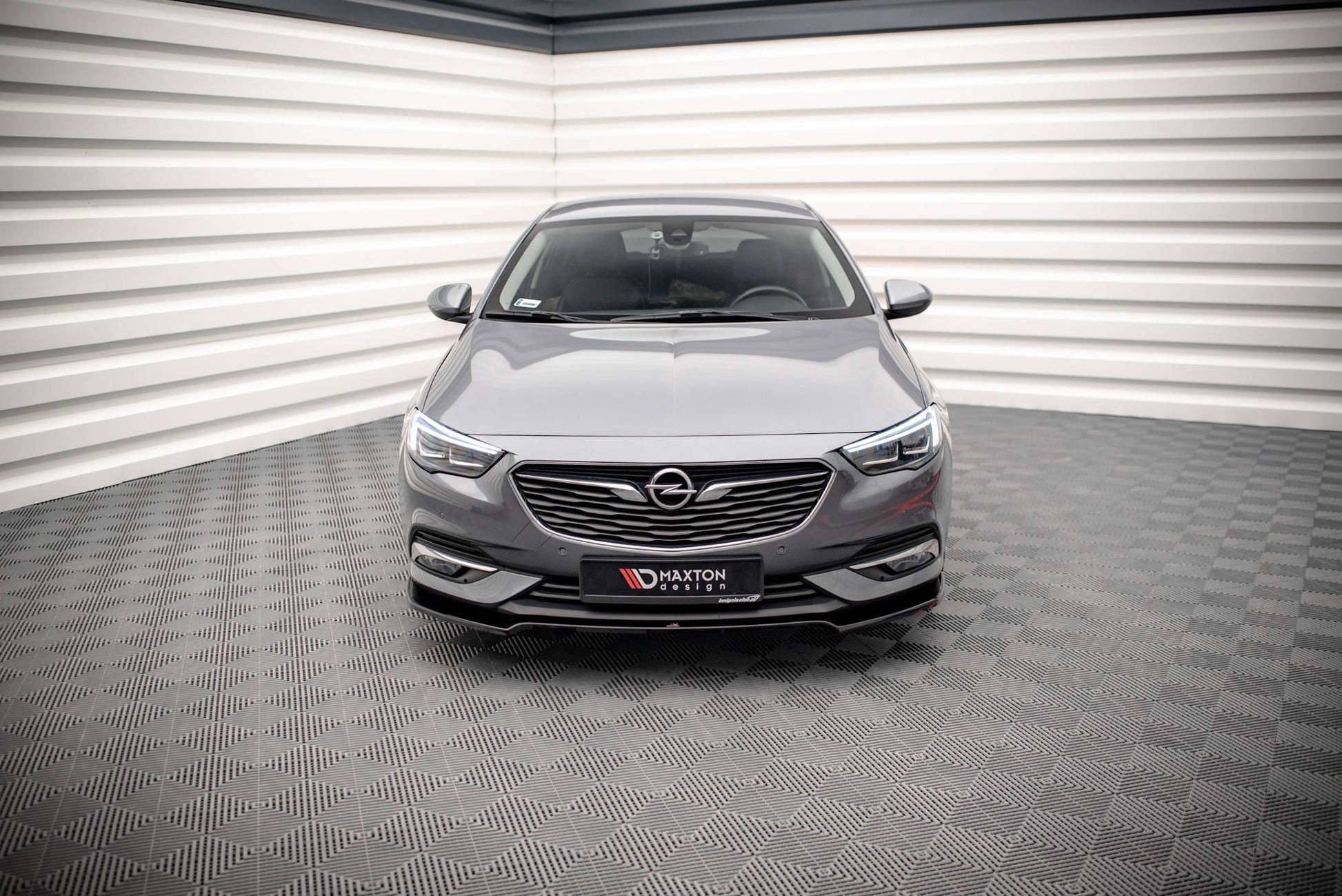 Front Ansatz V.3 für Opel Insignia Mk2 schwarz matt
