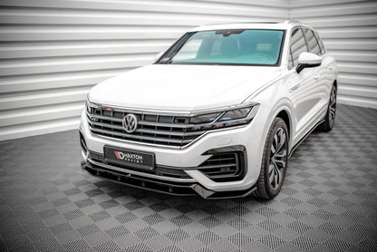 Front Ansatz für Volkswagen Touareg R-Line Mk3 schwarz Hochglanz
