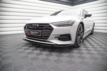 Front Ansatz V.1 für Audi A7 C8 schwarz matt