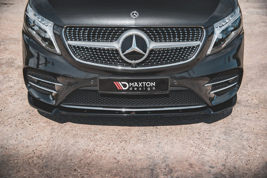Front Ansatz V.3 für Mercedes-Benz V-Klasse AMG-Line W447 Facelift Carbon Look