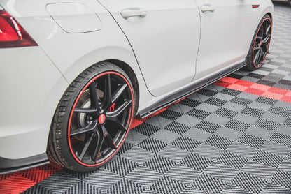 Robuste Racing Seitenschweller Ansatz für für Volkswagen Golf 8 GTI / GTI Clubsport
