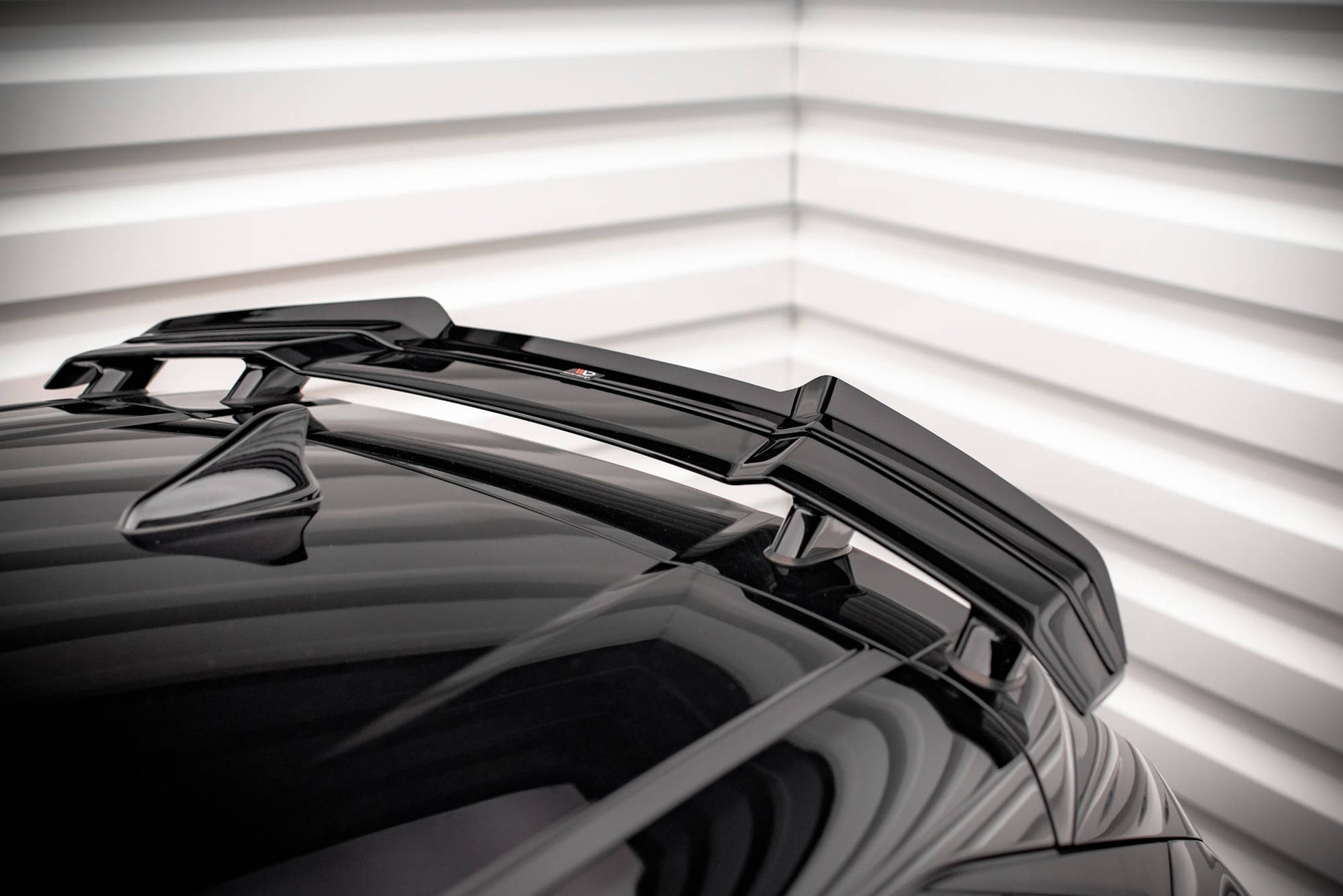 Spoiler CAP für Hyundai I20 N Mk3 schwarz Hochglanz