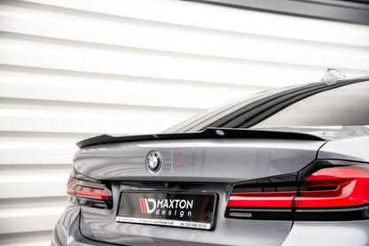 Spoiler CAP für BMW 5er G30 Facelift M-Paket schwarz Hochglanz