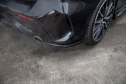 Heck Ansatz Flaps Diffusor V.3 für BMW 1er F40 M-Paket/ M135i schwarz matt