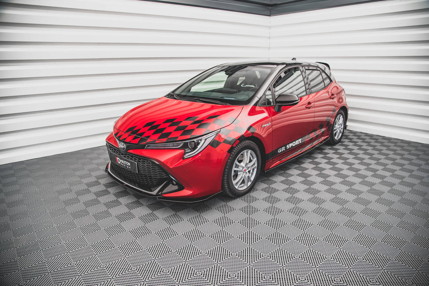 Front Ansatz für Toyota Corolla GR Sport Hatchback XII schwarz matt