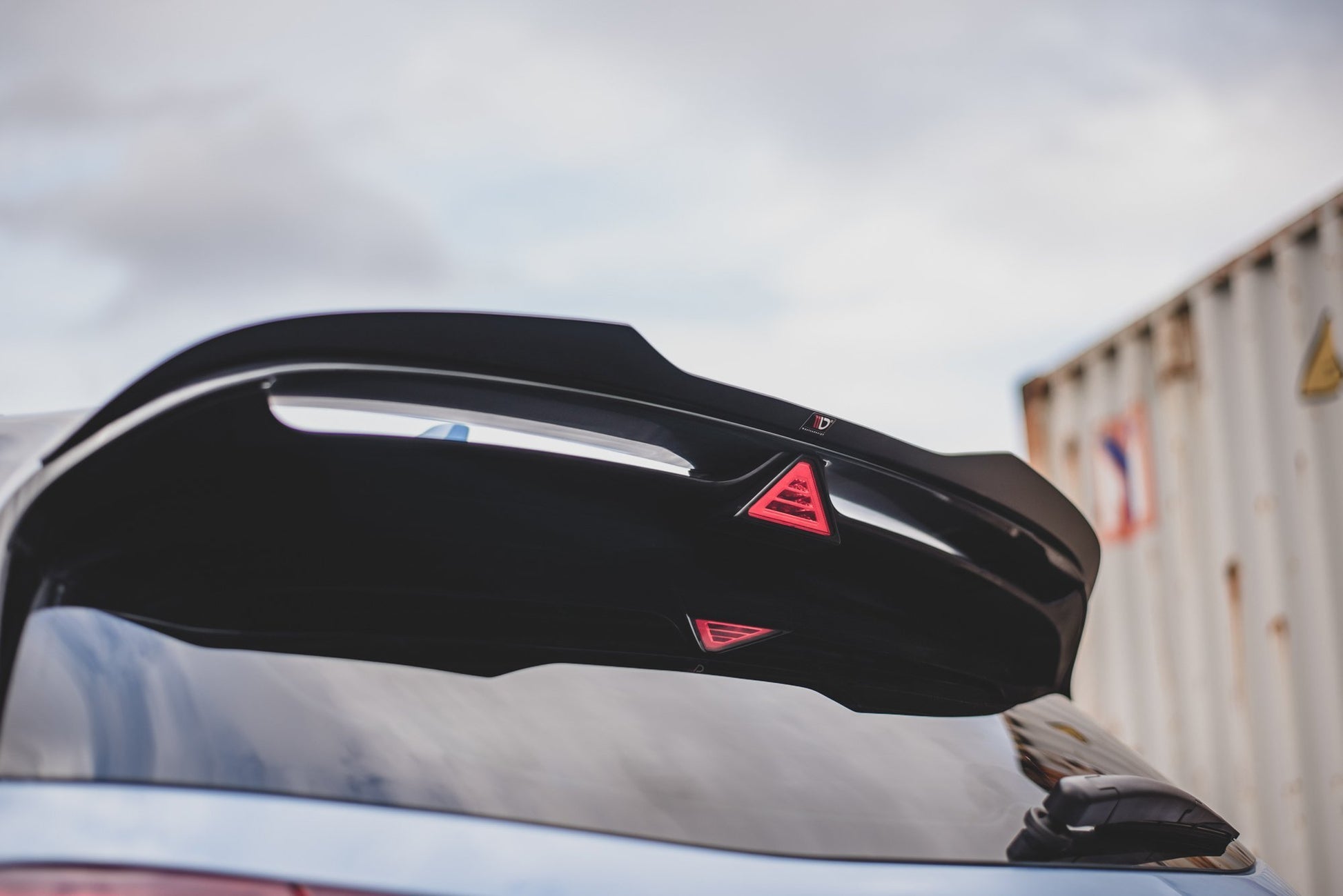 Spoiler CAP V.2 für Hyundai I30 N Mk3 / Mk3 FL Hatchback schwarz Hochglanz