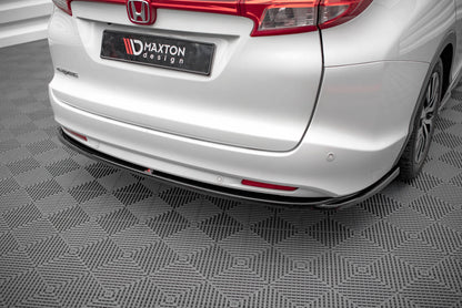 Mittlerer Diffusor Heck Ansatz für Honda Civic Tourer Mk9 Carbon Look