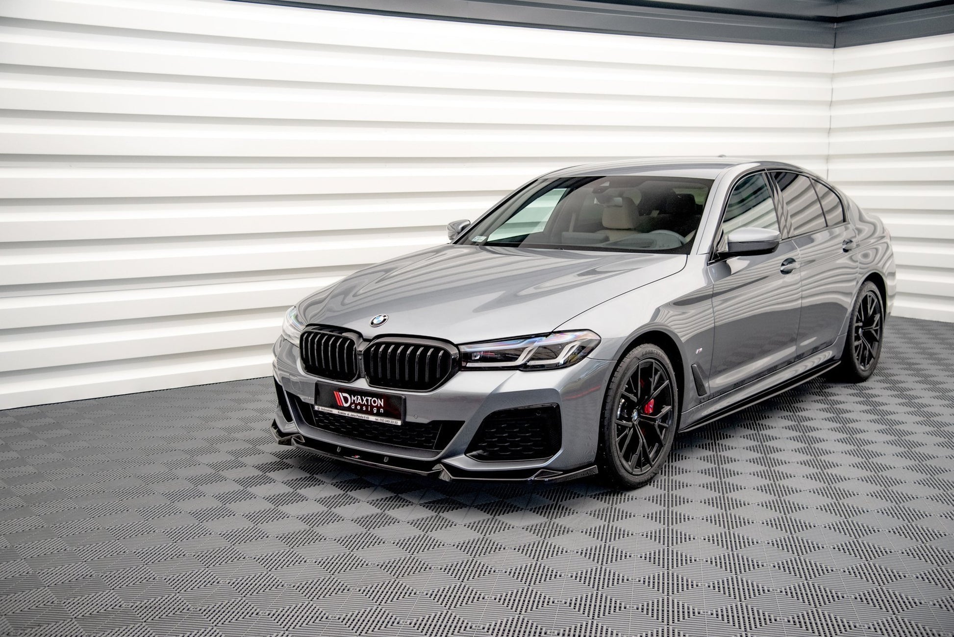 Front Ansatz V.1 für BMW 5er G30 Facelift M-Paket Carbon Look