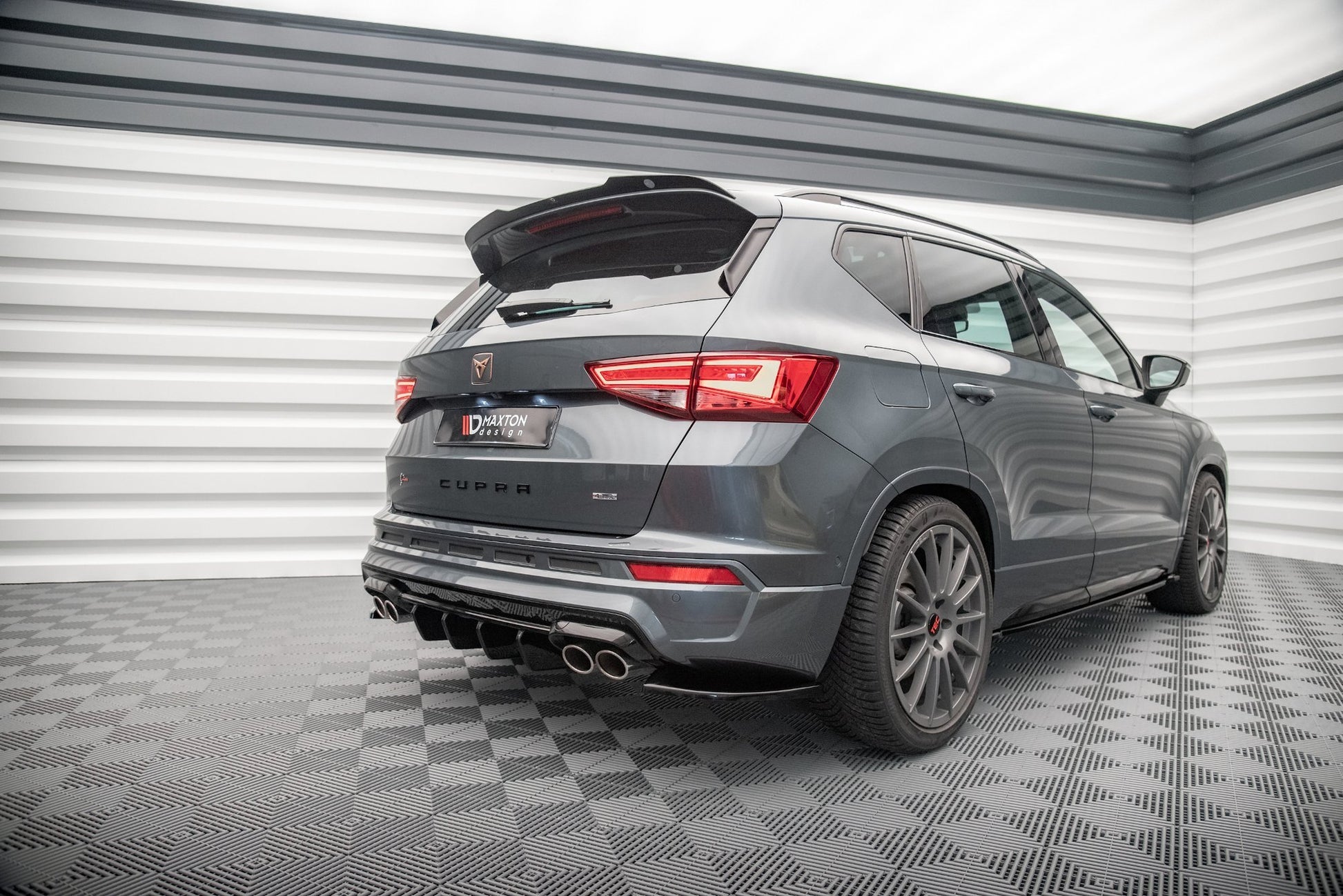 Spoiler CAP für Cupra Ateca schwarz matt