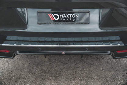 Diffusor Heck Ansatz für Mercedes-Benz V-Klasse AMG-Line W447 Facelift schwarz matt