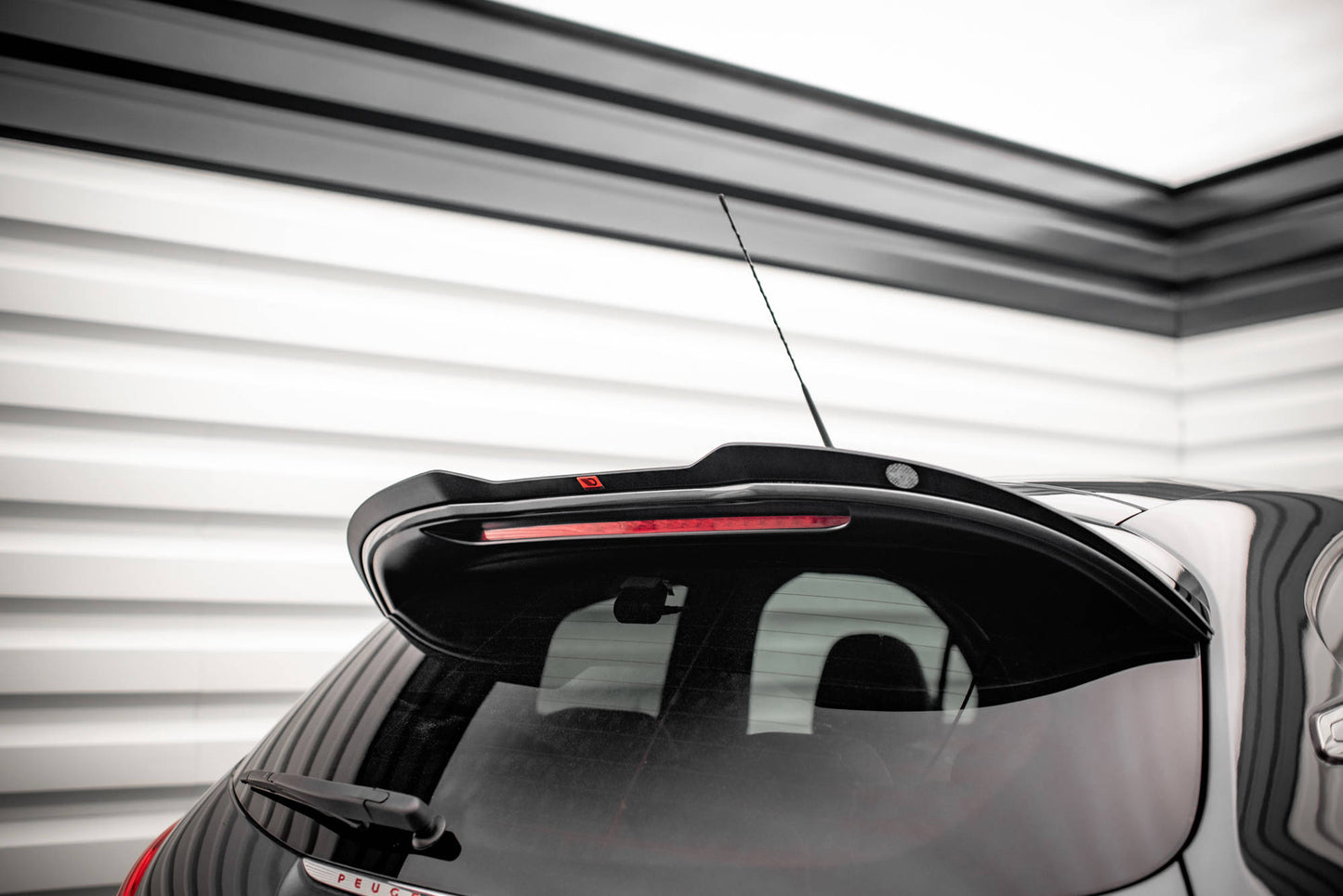 Spoiler CAP für Peugeot 208 GTi Mk1 schwarz matt