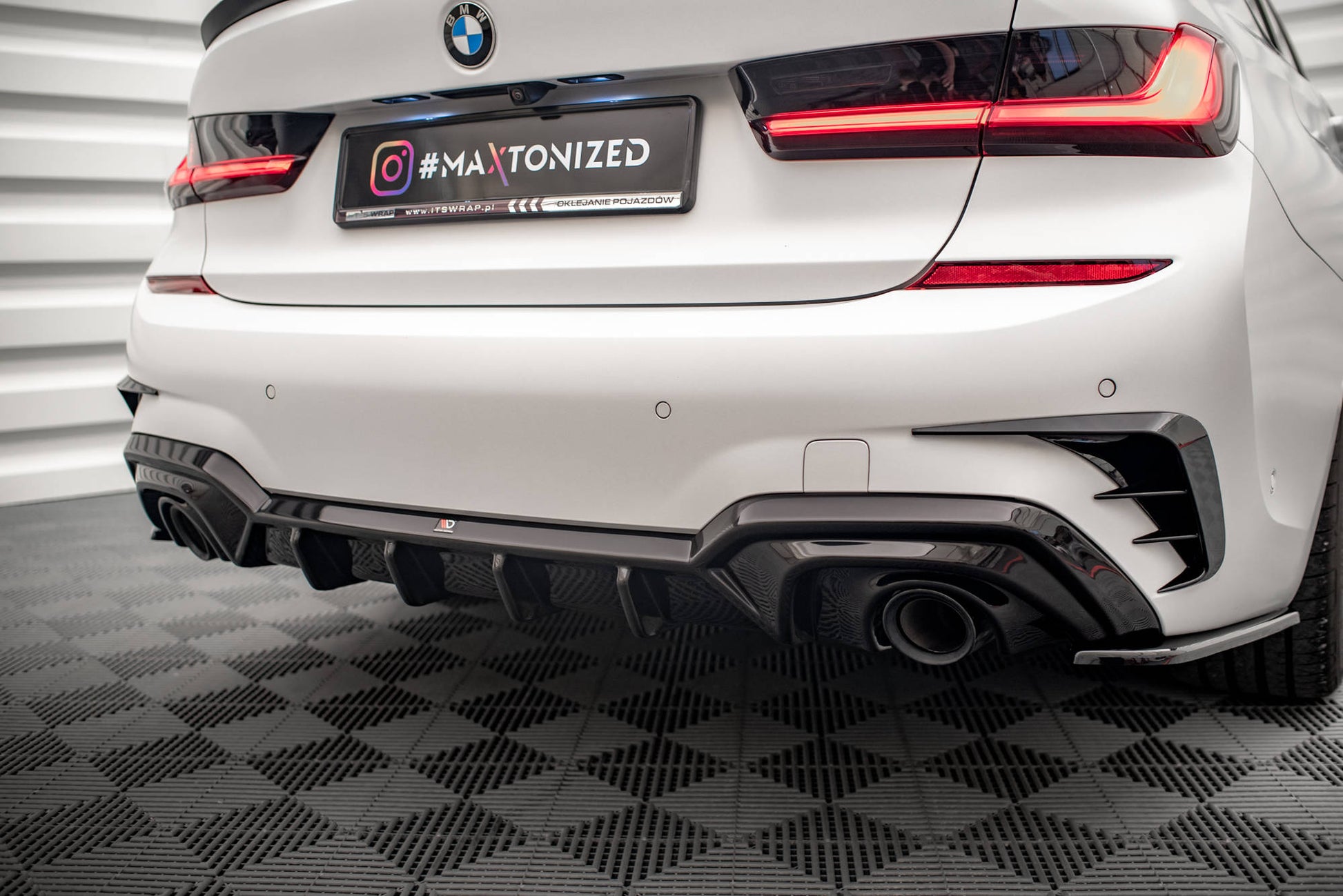 Diffusor Heck Ansatz für BMW 3er M-Paket G20 / G21